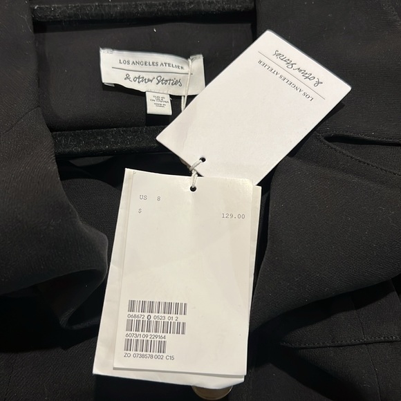 Other Stories Jumpsuit in Black with Tortoise buttons - Picture 4 of 4